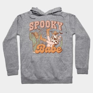 "Spooky Babe" Western Aesthetic Hoodie